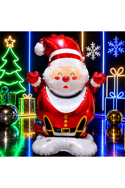 Kuzey 149 cm Santa Claus Foil Balloon Santa Claus Year's Balloon Giant Santa ...