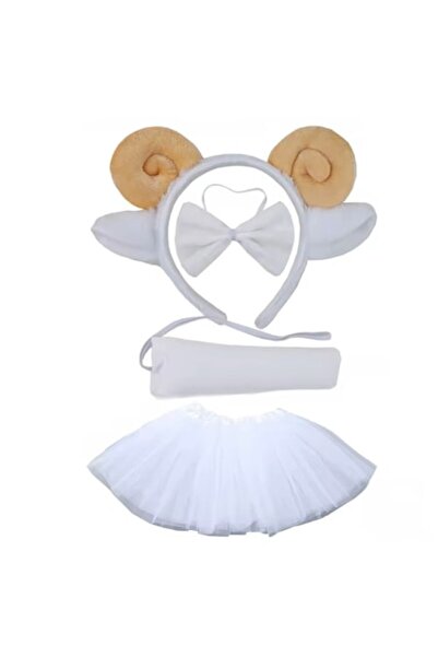 Funny Party Team Girls' performance set Goat with skirt and accessories, 3-6 ...