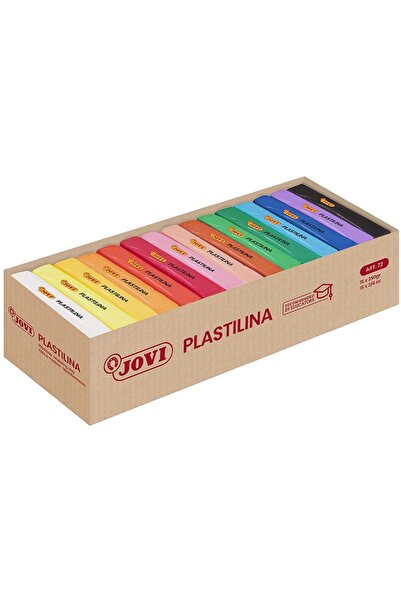 Jovi Plastilina, cutie cu 15 buc, 350 g, culori asortate,