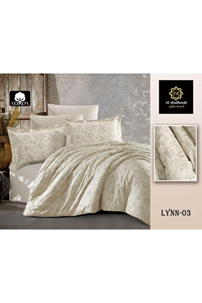 Generic Brand مفرش نفرين لين قطن 6'قطع F-26/083-LYNN مقاس 240*260 - LYNN-03