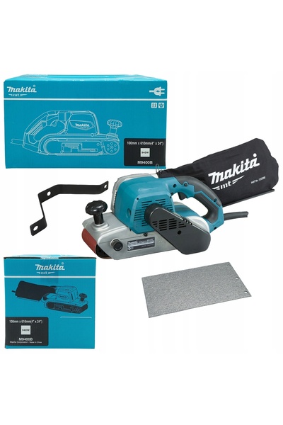 Makita M9400B MOCNA Șlefuitor cu bandă Tank 940W 100x610mm PL