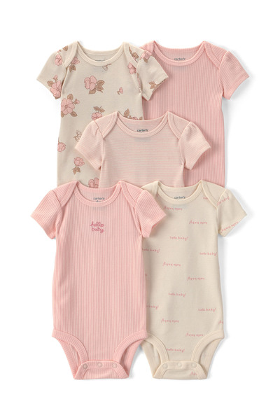 Carter's Baby Girl Multi-Pack Bodysuits Premature-24 Months Multi-Color