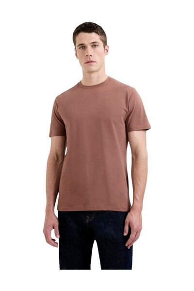 French Connection Men Short Sleeve Basic T-Shirt