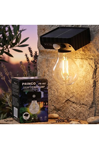 BTL OTOMOTİV Solar Sensörlü LED Ampul Lamba - Güneş Enerjili - Dış Mekan Aydınlatma