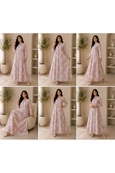 ROGINA جلابية نسائية قطن