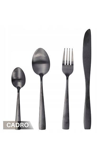 NO BRAND SET DE TACÂMURI: set complet de linguri, cuțite și furculițe din oțe...