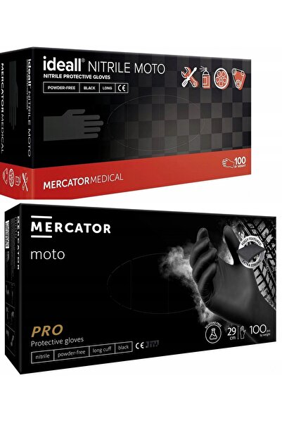 Mercator Medical Mănuși WORKSHOP BLACK MERCATOR pro MOTO BLACK rezistente 100...
