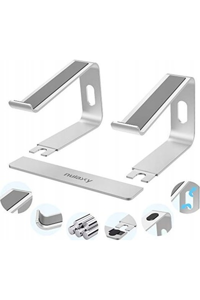 NO BRAND Nulaxy Suport Ergonomic din Aluminiu pentru Laptop 10-15.6 " Argintiu