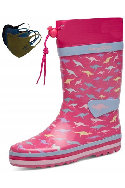 NO BRAND Cizme de ploaie pentru copii KangaROOS K-Summerrain fandango roz/can...