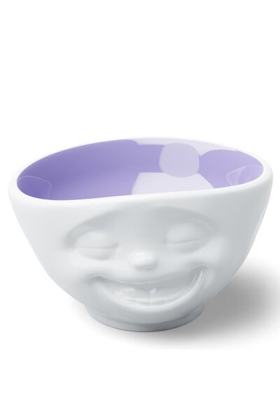NO BRAND Bol semirotund cu model de trandafiri, față 3D, mov, TASSEN, Ceramic...