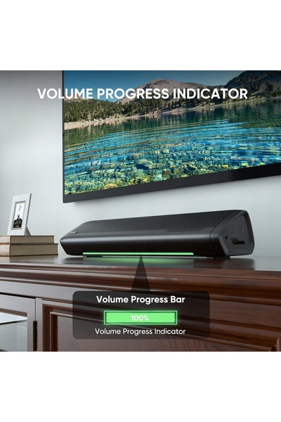 NO BRAND Saiyin DS6305 Soundbar – difuzor TV cu Bluetooth și AUX, 2x20W