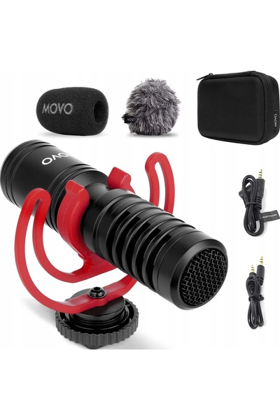 NO BRAND Microfon universal MOVO VXR10 cu amortizor de vibrații (suport)