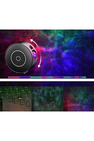NO BRAND SUPPOU Proiector de Stele Lumină de Noapte LED RGB Control Inteligen...