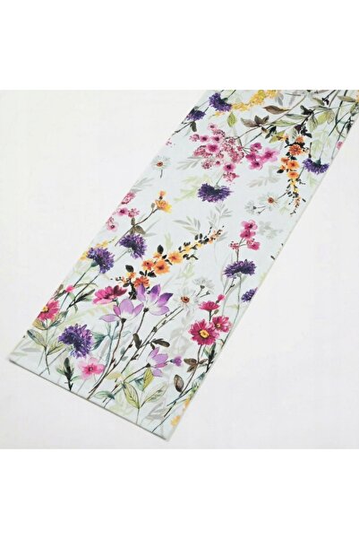 NO BRAND Traversă cu flori 140x40 cm Bumbac 100%