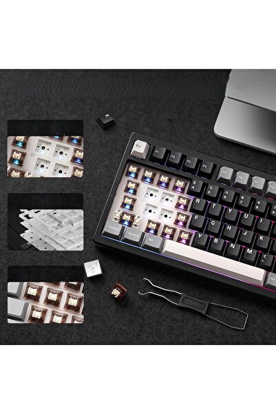 NO BRAND YUNZII IF99 Tastatură mecanică fără fir pentru jocuri M3278