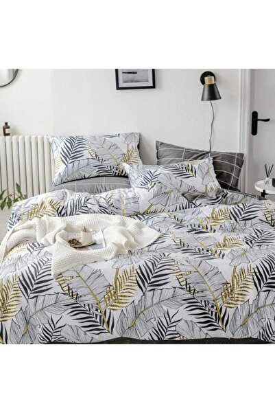 NO BRAND SET DE AȘTERNUTURI 220x200 + 2 FEȚE DE PERNĂ 70x80 BUMBAC SATINAT - ...