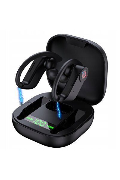 NO BRAND CĂȘTI FĂRĂ FIR BLUETOOTH IN-EAR 5.1 LCD PRO CU ETUI BLUETOOTH BASS