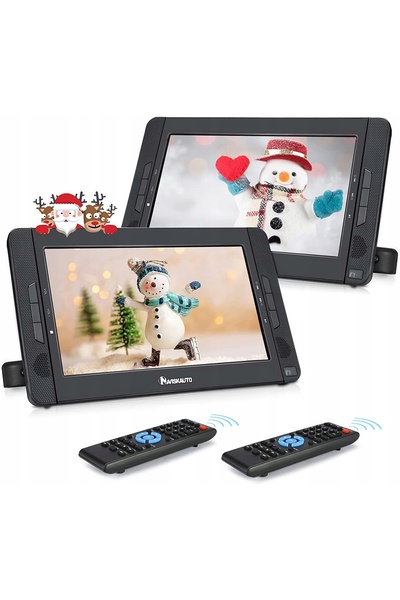 NO BRAND NAVISKAUTO BN1203B DISPOZITIV DE RECUPERARE DVD/CD AUTO CU 2 ECRANE ...