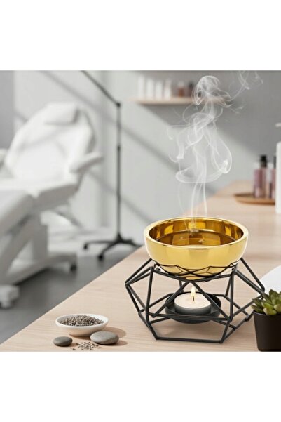 NO BRAND Difuzor de aromă ceramic de 14 cm pentru uleiuri esențiale și ceară