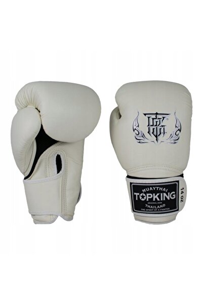 NO BRAND Mănuși de box Top King TKBGSA-WH-12OZ 12 oz