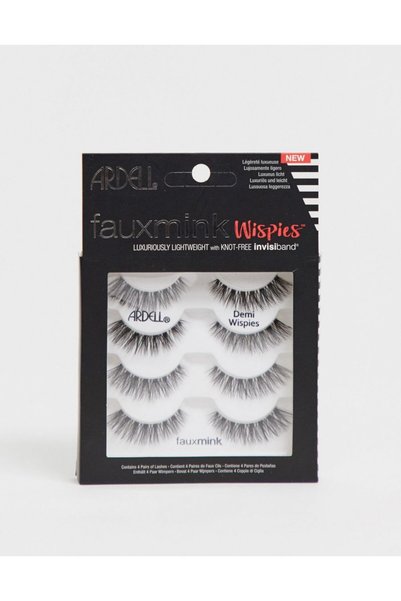 NO BRAND Gene false profesionale din nurcă artificială, stil demi-wispies, 4 ...