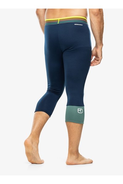 NO BRAND Colanți termoactivi Ortovox Fleece Light Short Pants – deep ocean S