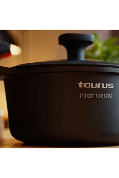 Taurus Vas antiaderent cu capac 24 cm 4,4 l pentru toate tipurile de plite
