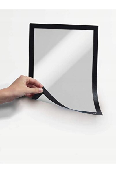 NO BRAND 5 x Ramă magnetică A4, neagră, suport de documente Duraframe rezistent
