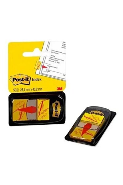 Post-it Notițe adezive simple cu imprimeu "mână+pix" x 2