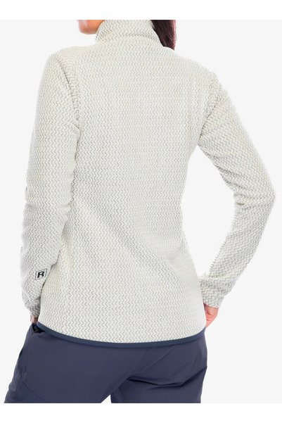 Patagonia Jachetă R1 Air de damă, hanorac din fleece polar - alb lână M