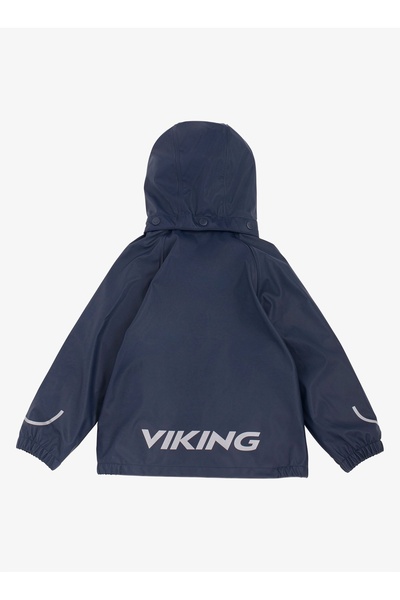 Viking Jolly Geacă de ploaie reciclată pentru copii - bleumarin 122 cm