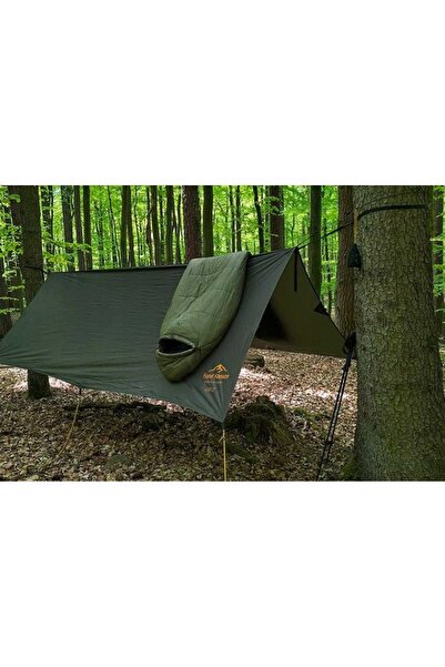 NO BRAND Sac de dormit sintetic Fjord Nansen Kjolen Mid (178 cm) - verde măsl...