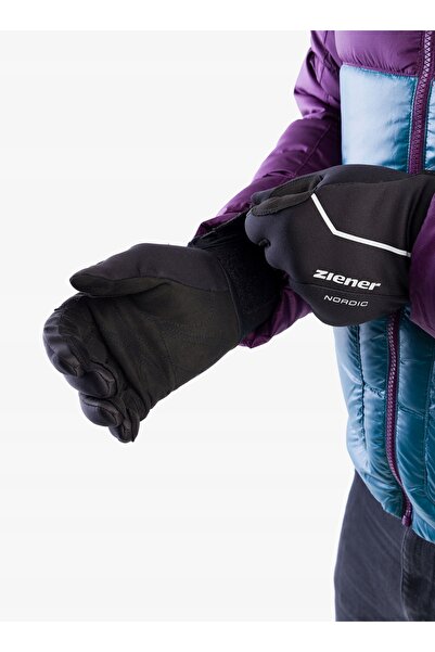 NO BRAND Mănuși Softshell Ziener Ultimo PR - negru 8 (M)