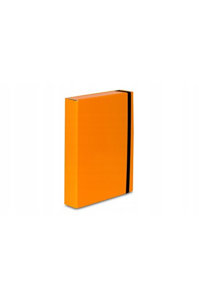 NO BRAND Dosar din carton A4, 50 mm, cu elastic, VauPe Box, portocaliu, pentr...