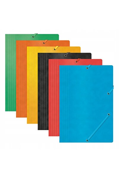 NO BRAND Dosar cu elastic A4 presspan negru pentru documente Produse de birou...
