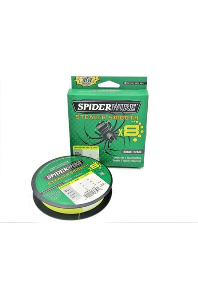 NO BRAND SpiderWire Strealth Smooth x8 Galben 0.13mm 12.7kg 150m Pescuit la s...