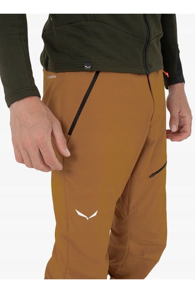 Salewa Pantaloni Sella DST Light - maro auriu S