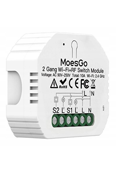 NO BRAND Modul inteligent Smart Life, Tuya, Alexa, MoesGo WiFi Smart Switch c...