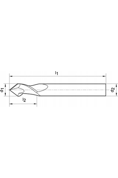 NO BRAND Burghiu elicoidal tip UNI din carbură 13,8mm x 107mm FORTIS