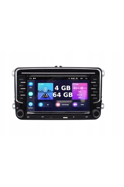 NO BRAND RADIO NAVIGAȚIE GPS SEAT ALHAMBRA II 2010-2015 4GB 64GB ANDROID
