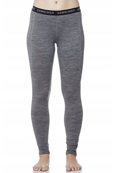 NO BRAND Pantaloni pentru femei icebreaker ZONE LEGGINGS gristone hthr/snow XS