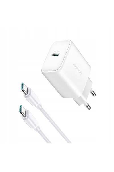 NO BRAND Încărcător Joyroom de rețea USB-C PD 30 W QC SFC – Alb + cablu USB-C...