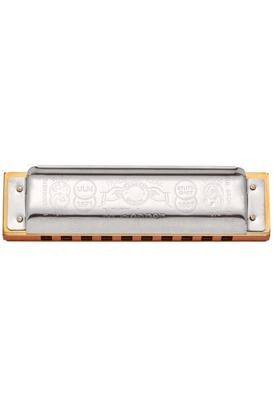 NO BRAND Harmonica diatonică Hohner în Si bemol major, cu registru Marine Band