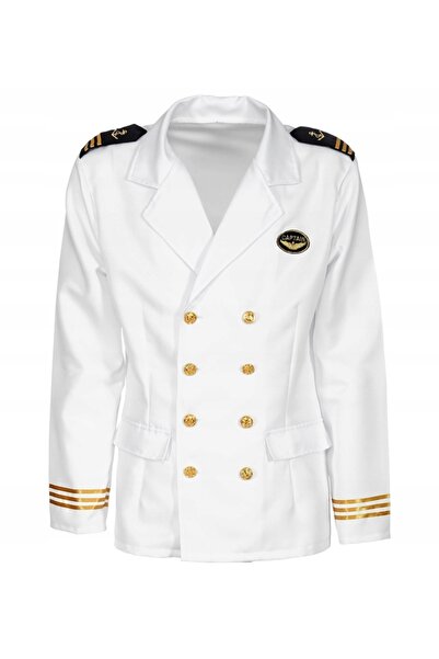 Widmann Jachetă marină, costum alb, uniformă de căpitan, mărime XL, 08574