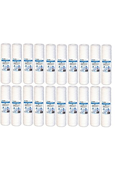 NO BRAND FILTRU DE APĂ CARCASA CU SFORĂ FILTRARE 5 MICRONI PP5M USTM SET DE 2...