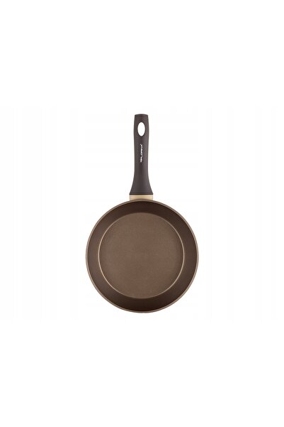 NO BRAND Tigaie Florina 24 cm din aluminiu, antiaderentă, culoare șampanie, c...