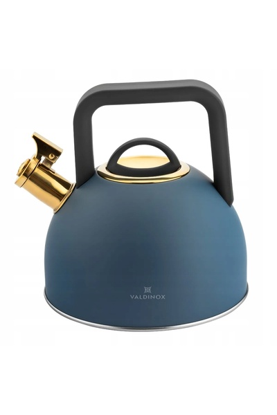 NO BRAND Ceainic din oțel pentru gaz și inducție Valdinox Giovanni 2,5 l cu f...