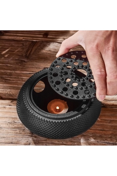 MPLCO Încălzitor de ibric din fontă DOTS ONE BLACK