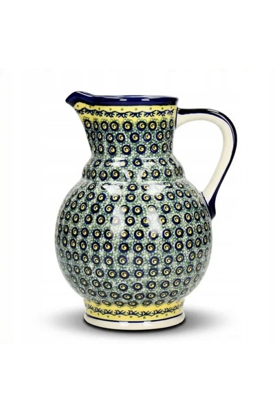 NO BRAND Carafă pentru apă și băuturi Bolesławiec 1,8 l - dek. DU1