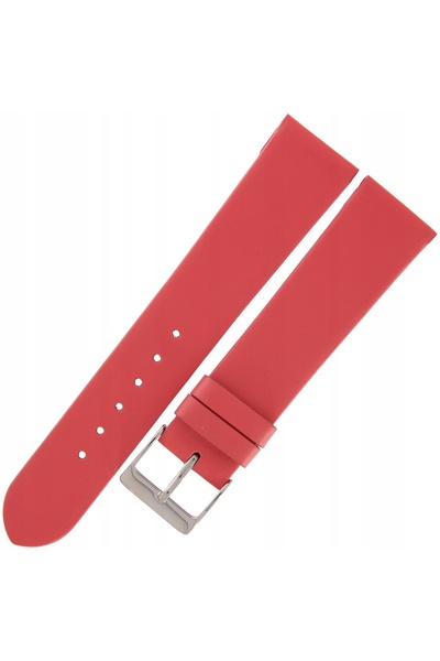 NO BRAND TEKLA GN15 - 20mm - Neted - CORAL - Curea de ceas din piele